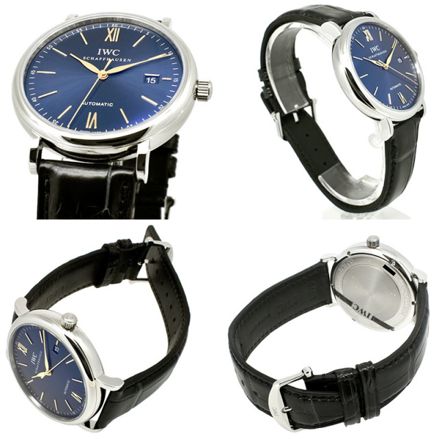 IWC ポートフィノ IW356523 SS 40mm ブルー 革ベルト 新品
