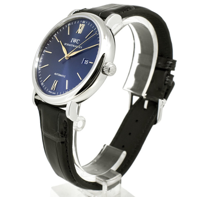 IWC ポートフィノ IW356523 SS 40mm ブルー 革ベルト 新品