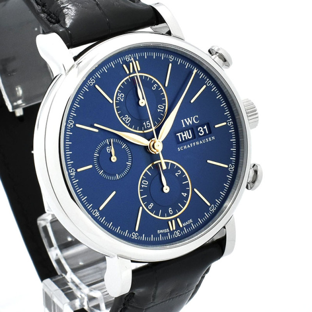 IWC ポートフィノ クロノグラフ IW391036 42mm ブルー 新品