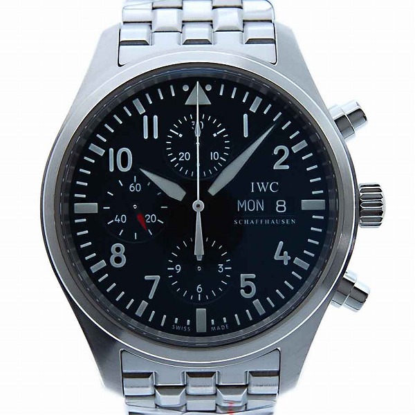 IWC　パイロットウォッチ　クロノグラフ　IW371704　自動巻　SS　42mm　新品