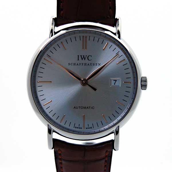 IWC　ポートフィノ　IW356307　シルバー　自動巻　39mm　革ベルト