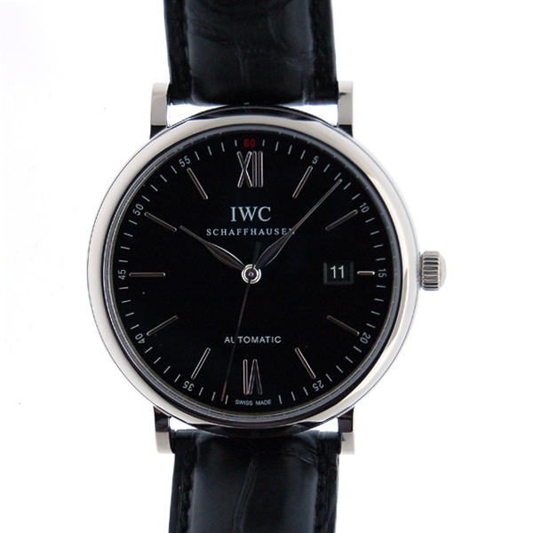 IWC　ポートフィノ　IW356502　SS　40mm　ブラック　新品