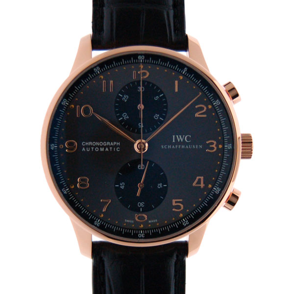 IWC　ポルトギーゼ　クロノグラフ　IW371482　18KRG　グレー　新品