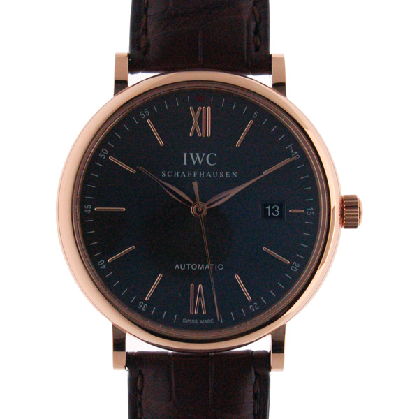 IWC　ポートフィノ　IW356511　自動巻き　18KRG　40mm　革ベルト　新品