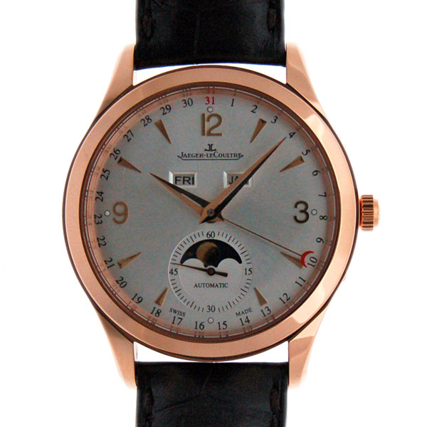 ジャガールクルト　Jaeger LeCoultre　マスターカレンダー　Q1552520　ピンクゴールド　革　新品