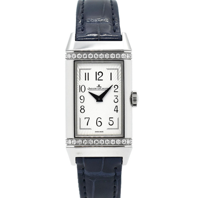 ジャガールクルト　Jaeger LeCoultre　レベルソ ワン デュエット　Q3348420　40.1×20mm　シルバー/ブルー　手巻き　新品