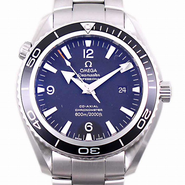 オメガ　OMEGA　シーマスター　プラネットオーシャン　2200.50　ブラック　600M防水　45.5mm　新品
