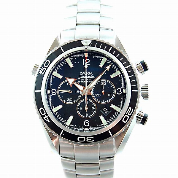 オメガ　OMEGA　プラネットオーシャンクロノ　2210.50　SS　ブラック　45,5mm　新品