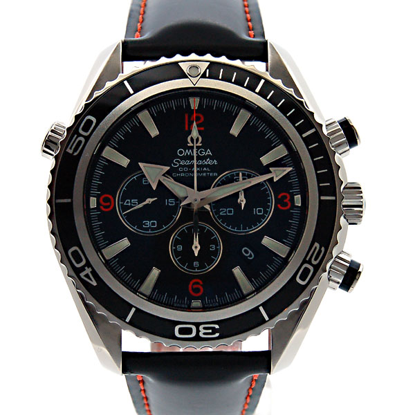 オメガ　OMEGA　プラネットオーシャンクロノ　2910.51.82　ブラック　SS　45,5mm　ラバーベルト　新品