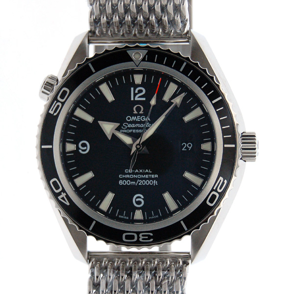 オメガ　OMEGA　シーマスター　プラネットオーシャン　2200.53　ブラック　SS　45,5mm　600m防水　新品