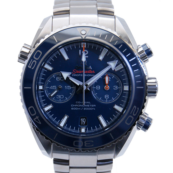 オメガ　OMEGA　シーマスター　プラネットオーシャン　クロノグラフ　232.90.46.51.03.001　チタン　ブルー　新品