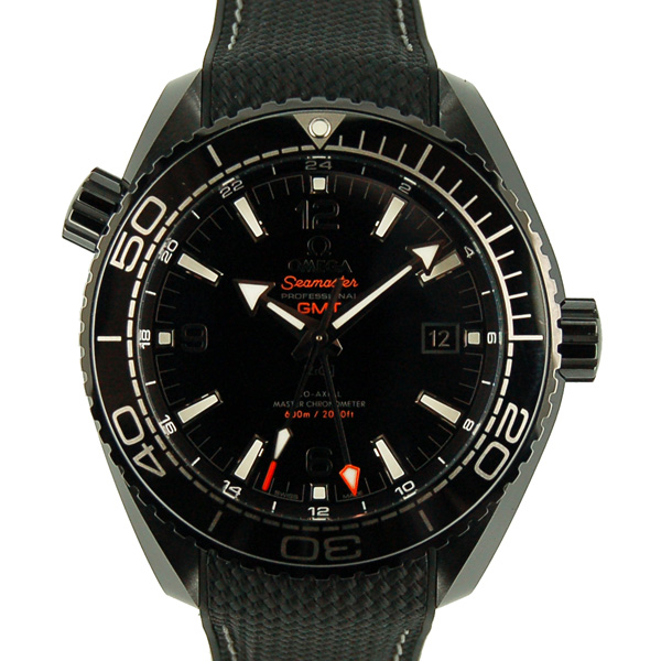 オメガ　OMEGA　シーマスター　プラネットオーシャンGMT　ディープブラック　マスタークロノメーター　215.92.46.22.01.001　ブラック　セラミック　新品