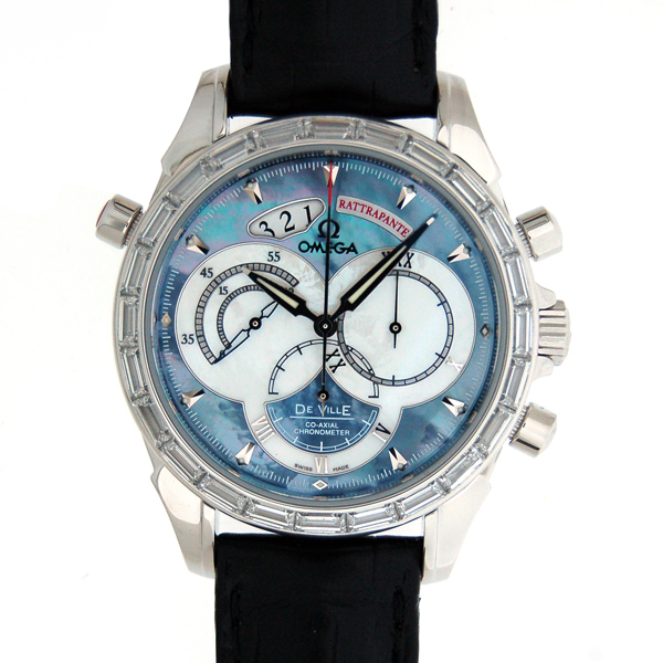 オメガ　OMEGA　デビル　コーアクシャル　ラトラパンテ　4642.72.31　プラチナ　バケットダイヤ　新品