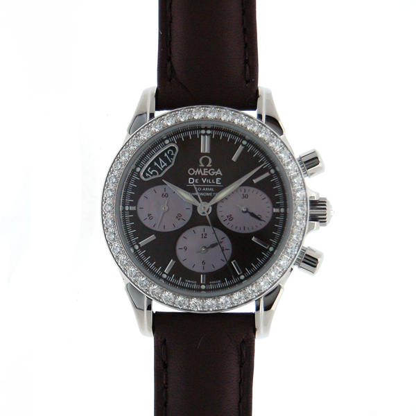 オメガ　OMEGA　デビル　コーアクシャル　ベゼルダイヤ　レディース　4877.60.37　SS　新品