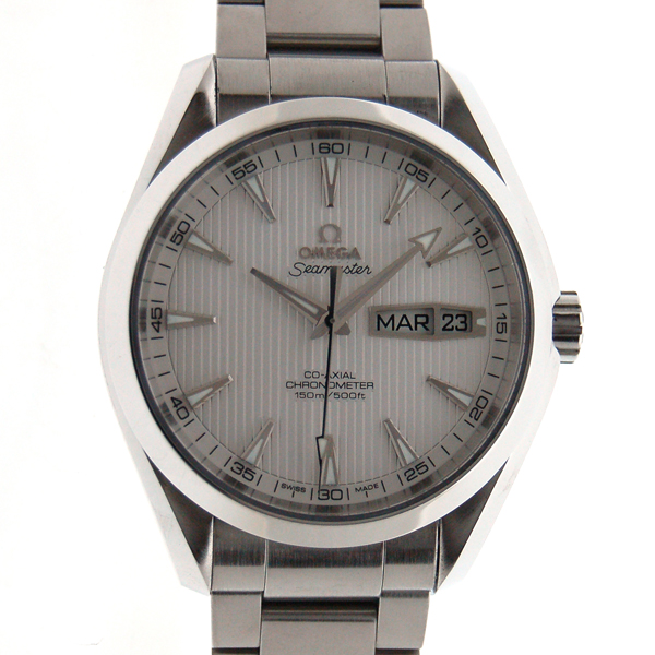 オメガ　OMEGA　シーマスター　アクアテラ　アニュアルカレンダー　231.10.43.22.02.001　メンズ　43mm　SS　シルバータペストリー　新品