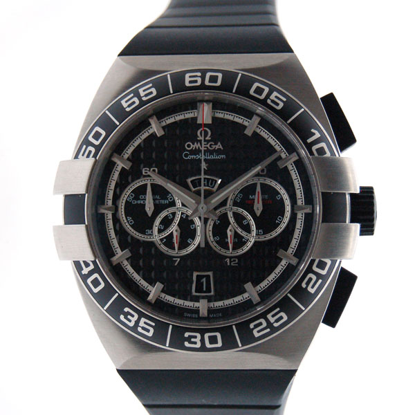 オメガ　OMEGA　コンステレーション　ダブルイーグル　クロノグラフ　121.32.44.52.01.001　SS　ブラック　44mm　新品