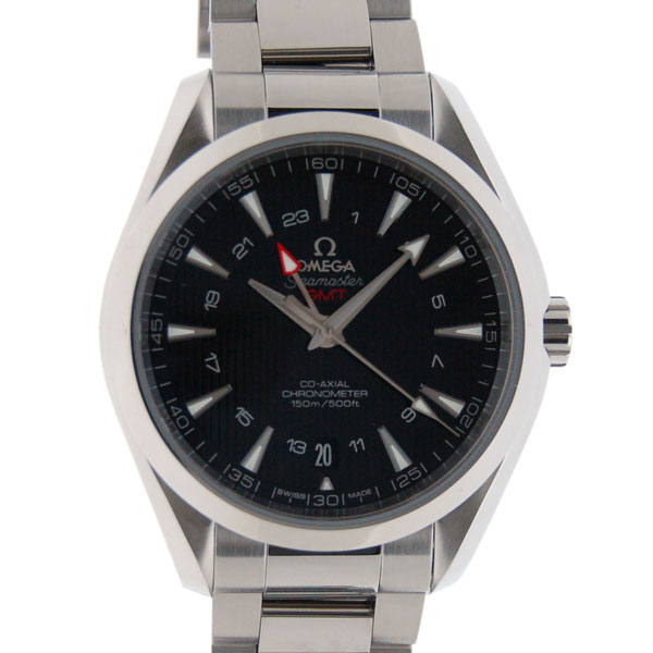 オメガ　OMEGA　シーマスター　アクアテラGMT　231.10.43.22.01.001　SS　43mm　ブラック　新品