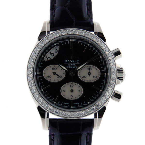 オメガ　OMEGA　デビル　コーアクシャル　ベゼルダイヤ　レディース　422.18.35.50.10.001　SS　新品