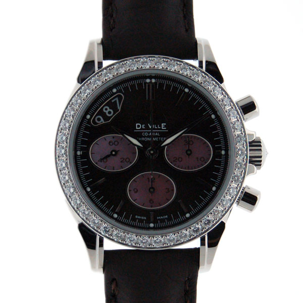 オメガ　OMEGA　デビル　コーアクシャル　ベゼルダイヤ　レディース　422.18.35.50.13.001　SS　新品