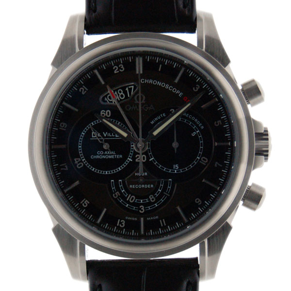 オメガ　OMEGA　デビル　コーアクシャル　クロノスコープ　422.13.44.52.13.001　SS　44mm　ブラウン　新品