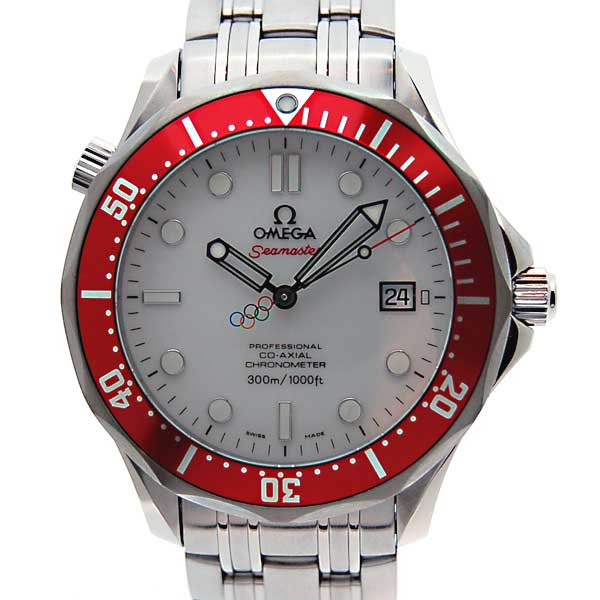 オメガ　OMEGA　シーマスター300　バンクーバーオリンピック　212.30.41.20.04.001　ホワイト　訳有り特価　新品
