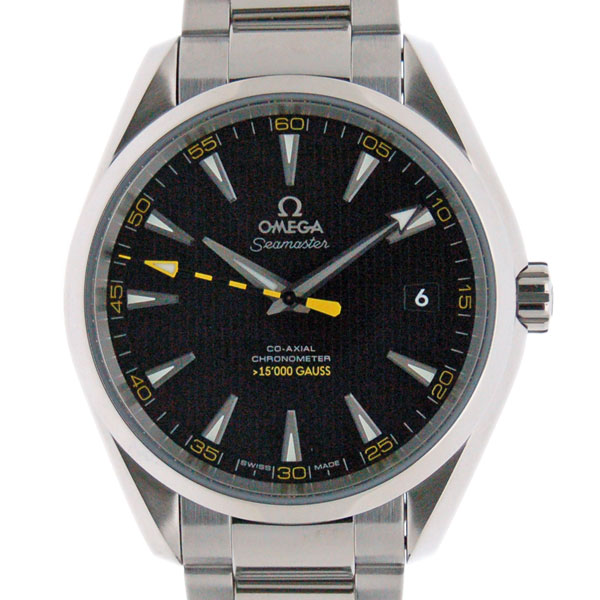 オメガ　OMEGA　シーマスター　アクアテラ　15000ガウス　231.10.42.21.01.002　SS　ブラック　新品