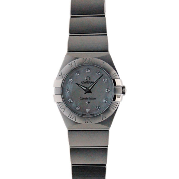オメガ　OMEGA　コンステレーション　ブラッシュ　123.10.24.60.55.001　レディース　SS　シェルダイヤ　新品