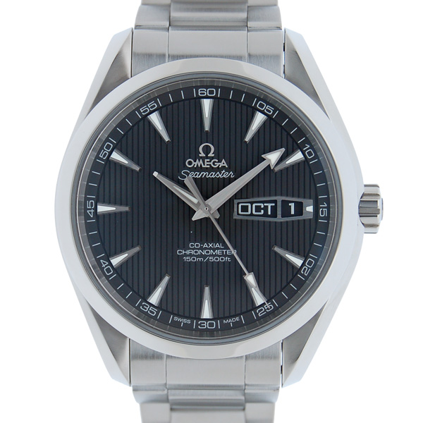 オメガ　OMEGA　シーマスター　アクアテラ　アニュアルカレンダー　231.10.43.22.06.001　メンズ　43mm　SS　グレータペストリー　新品
