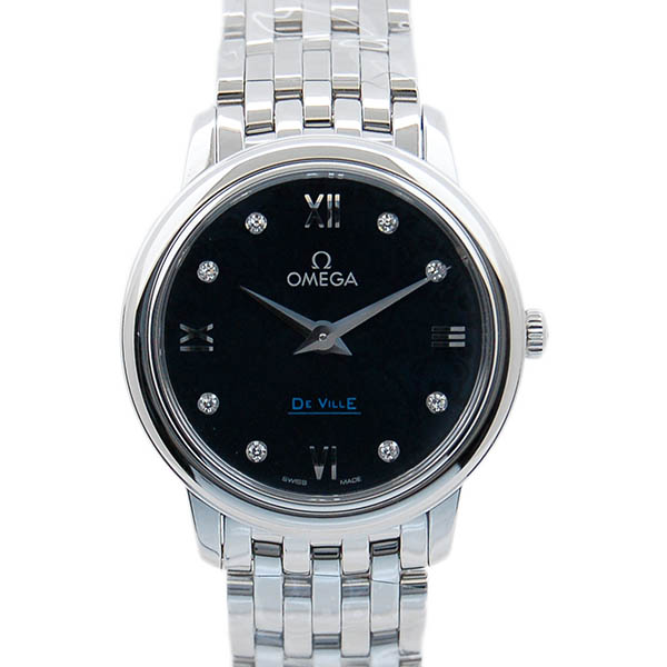 オメガ　OMEGA　デ・ヴィル　プレステージ　オービス　424.10.27.60.53.003　クォーツ　ブルー　新品