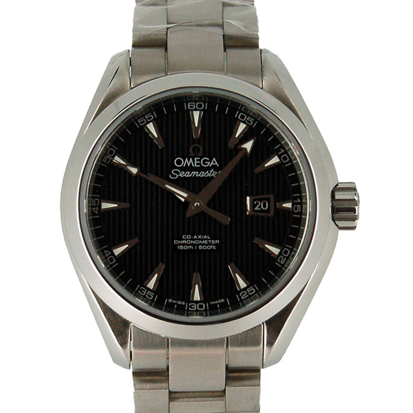 オメガ　OMEGA　シーマスター　アクアテラ　コーアクシャル　231.10.34.20.01.001　ブラック　34mm　新品