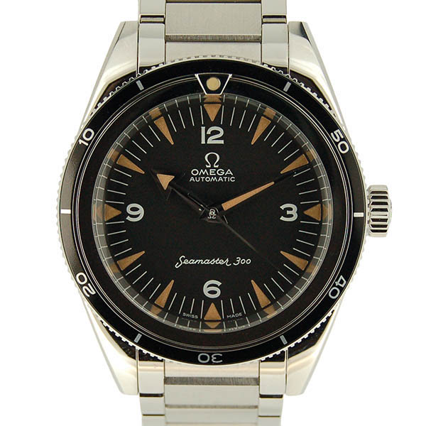 オメガ　OMEGA　シーマスター300　マスタークロノメーター　1957　トリロジー　234.10.39.20.01.001　SS　ブラック　39mm　世界3557本限定　新品