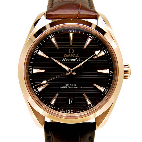 オメガ　OMEGA　シーマスター アクアテラ 150m コーアクシャル マスタークロノメーター　220.53.41.21.13.001　ブラウン　18Kセドナゴールド　41mm　新品