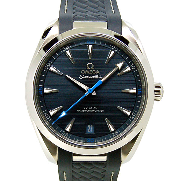 オメガ　OMEGA　シーマスター　アクアテラ　マスタークロノメーター　220.12.41.21.03.002　ブルー　41mm　ラバー　新品
