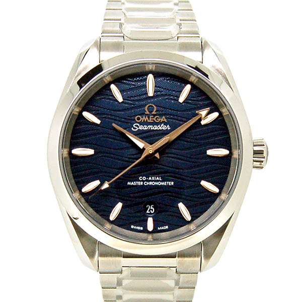 オメガ　OMEGA　シーマスター アクアテラ 150M マスタークロノメーター　220.10.38.20.03.002　ブルー　38mm　新品
