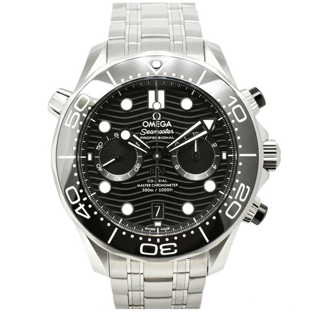 オメガ　OMEGA　シーマスター300 コーアクシャル マスタークロノメーター クロノグラフ　210.30.44.51.01.001　44mm　ブラック　新品