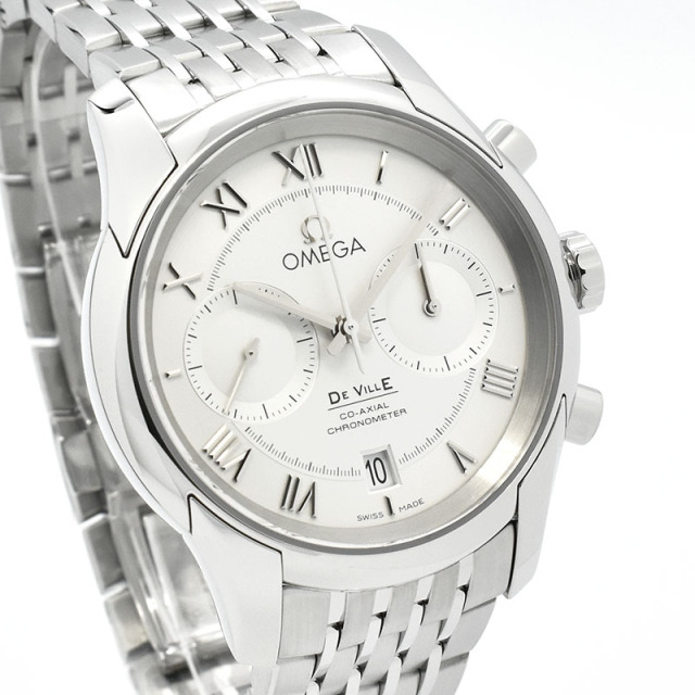 オメガ OMEGA デ・ビル アワービジョン コーアクシャル クロノグラフ 431.10.42.51.02.001 42mm シルバー 新品