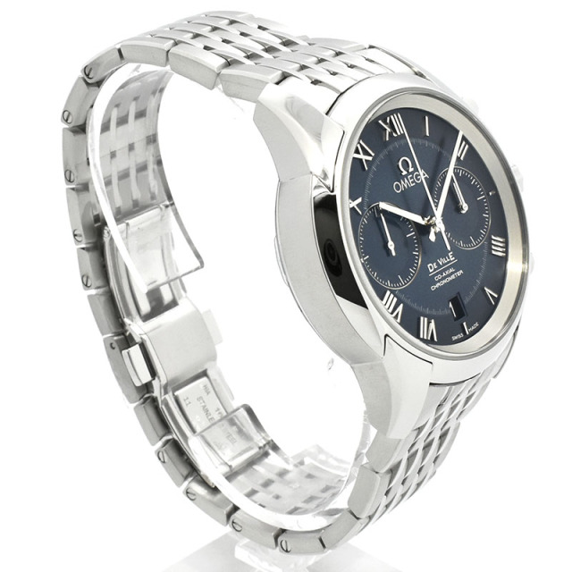 オメガ OMEGA デ・ビル アワービジョン コーアクシャル クロノグラフ 431.10.42.51.03.001 42mm ブルー 新品