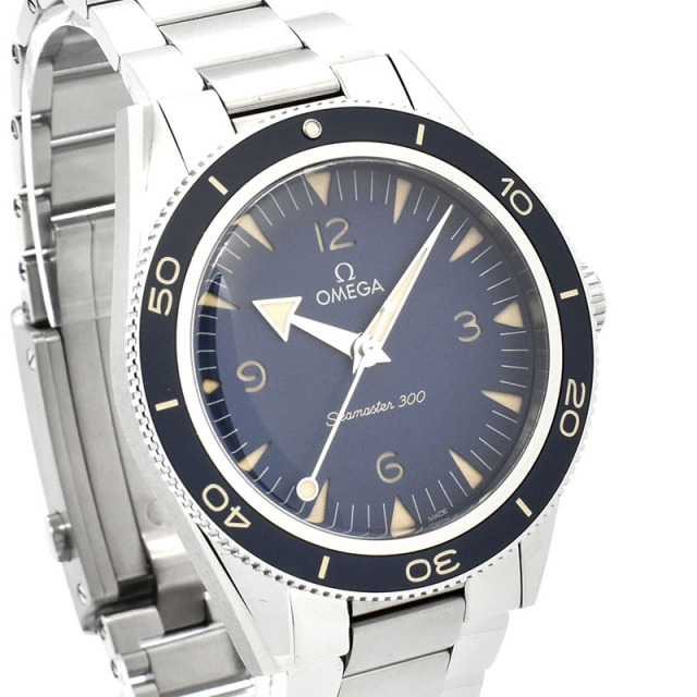 オメガ OMEGA シーマスター300 コーアクシャル マスタークロノメーター 234.30.41.21.03.001 ブルー 41mm 新品