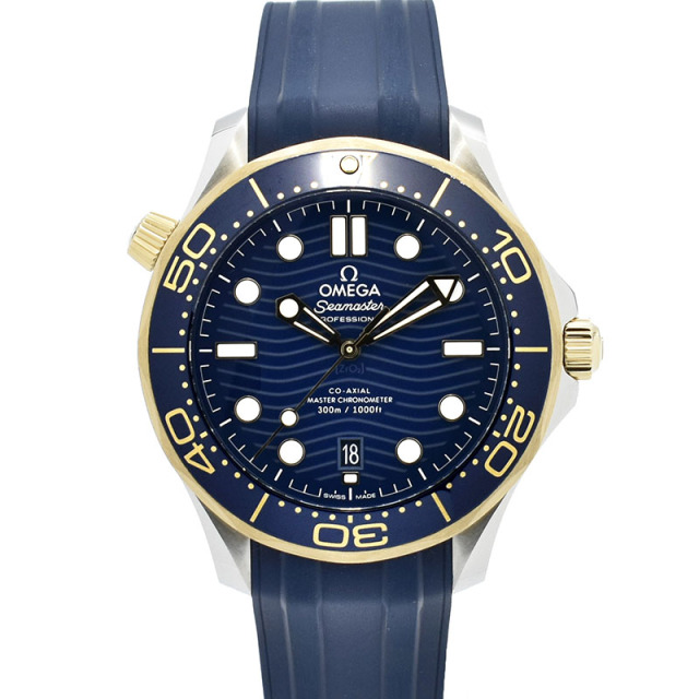 オメガ　OMEGA　シーマスター300 コーアクシャル マスタークロノメーター　210.22.42.20.03.001　ブルー　42mm　ラバーベルト　新品