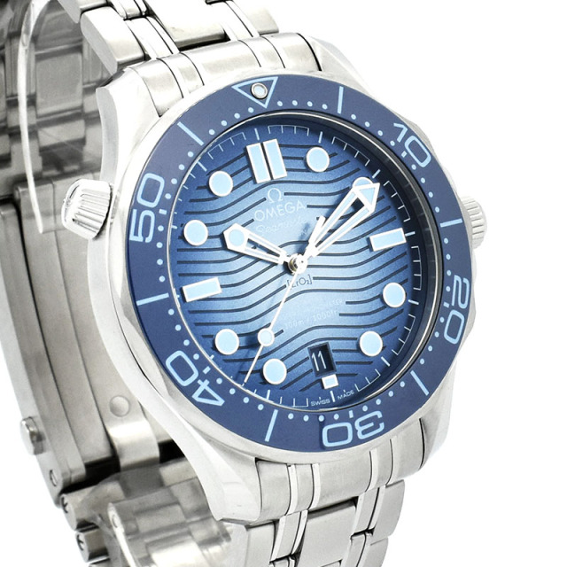 オメガ OMEGA シーマスターダイバー300M マスタークロノメーター 210.30.42.20.03.003 ブルー 新品