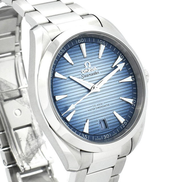 オメガ OMEGA シーマスター アクアテラ マスタークロノメーター 220.10.41.21.03.005 サマーブルー 41mm 新品