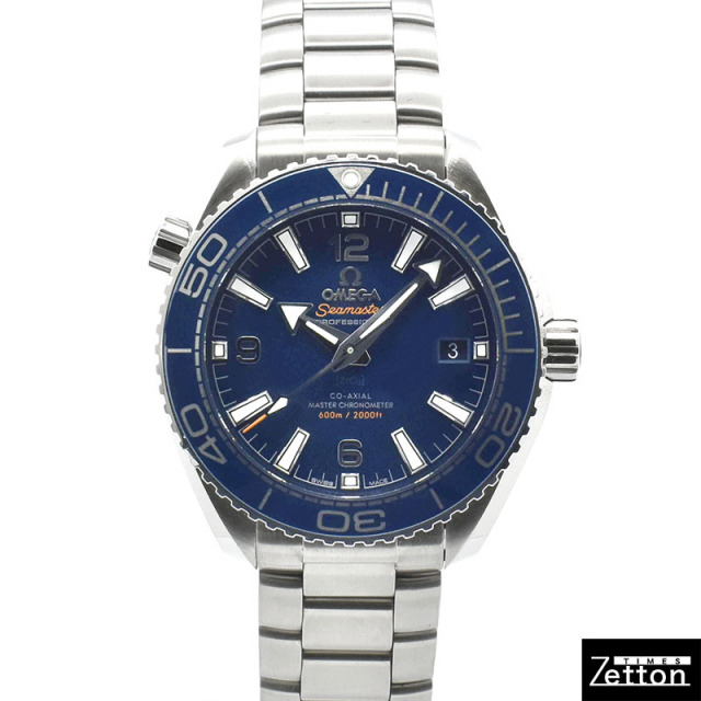 オメガ OMEGA シーマスター プラネットオーシャン マスタークロノメーター 215.30.40.20.03.001 ブルー 40mm 新品 Zetton
