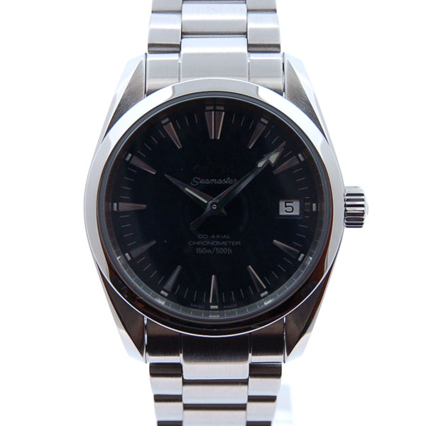 オメガ　OMEGA　シーマスター　アクアテラ　36mm　2504-80　自動巻　ブルー　コーアクシャル　150m防水　新品