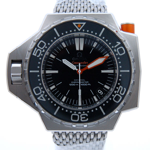 オメガ　OMEGA　シーマスタープロプロフ1200　224.30.55.21.01.001　ブラック　SS　新品