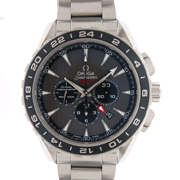 オメガ　OMEGA　シーマスター　アクアテラGMTクロノグラフ　231.10.44.52.06.001　グレー　新品