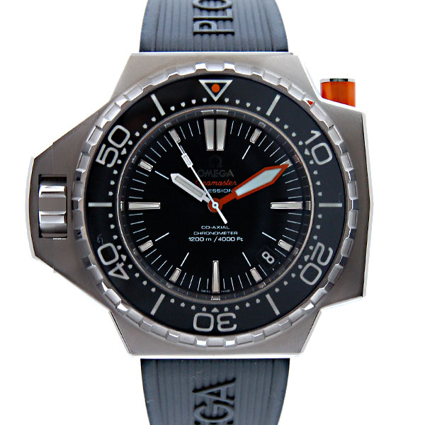 オメガ　OMEGA　シーマスタープロプロフ1200　224.32.55.21.01.001　ブラック　SS　ラバー　新品
