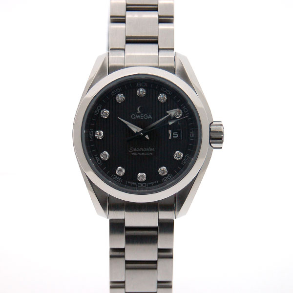 オメガ　OMEGA　シーマスター　アクアテラ　231.10.30.61.56.001　レディース　28mm　SS　グレータペストリー　11Pダイヤ　新品