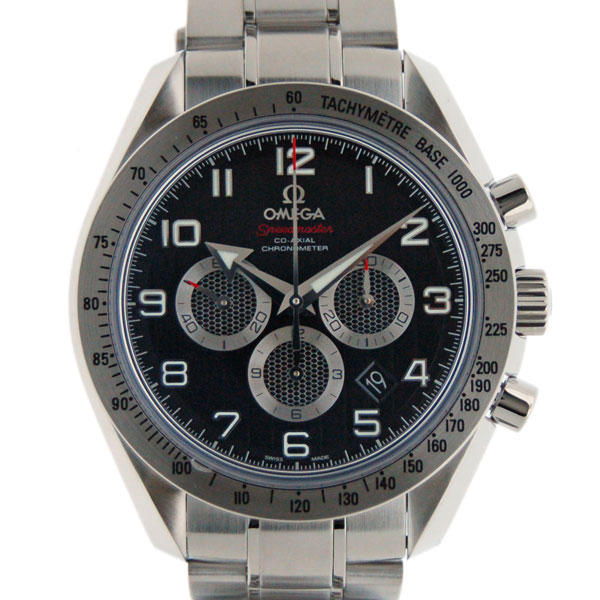 オメガ　OMEGA　スピードマスターブロードアロー　321.10.44.50.01.001　SS　ブラック　新品