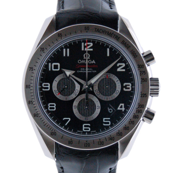 オメガ　OMEGA　スピードマスターブロードアロー　321.13.44.50.01.001　SS　ブラック　新品