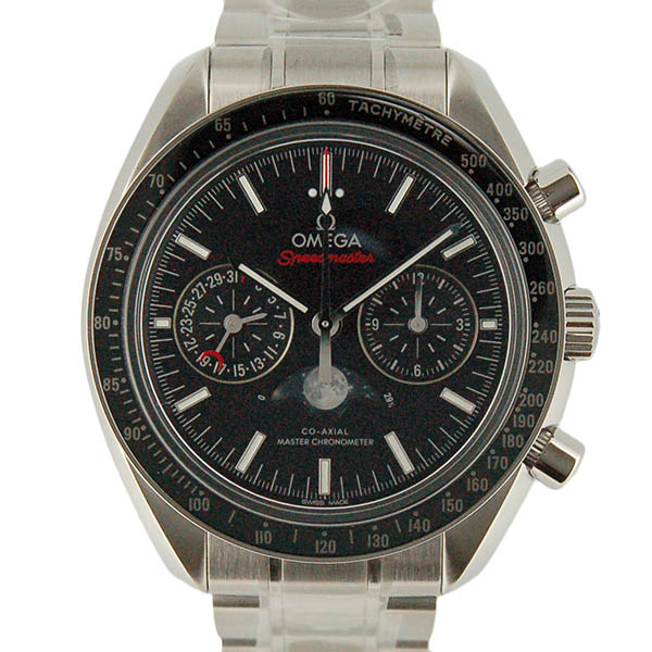オメガ　OMEGA　スピードマスター　ムーンフェイズ　コーアクシャル　マスタークロノメーター　304.30.44.52.01.001　新品